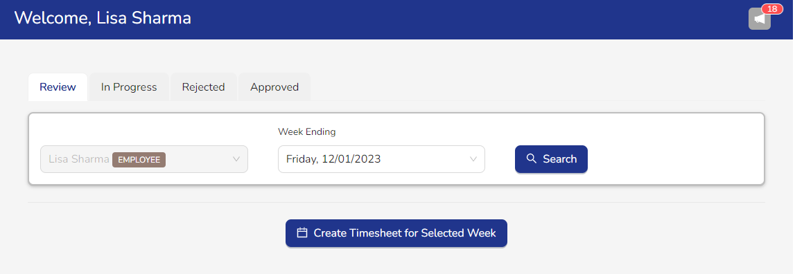 Timesheet Management