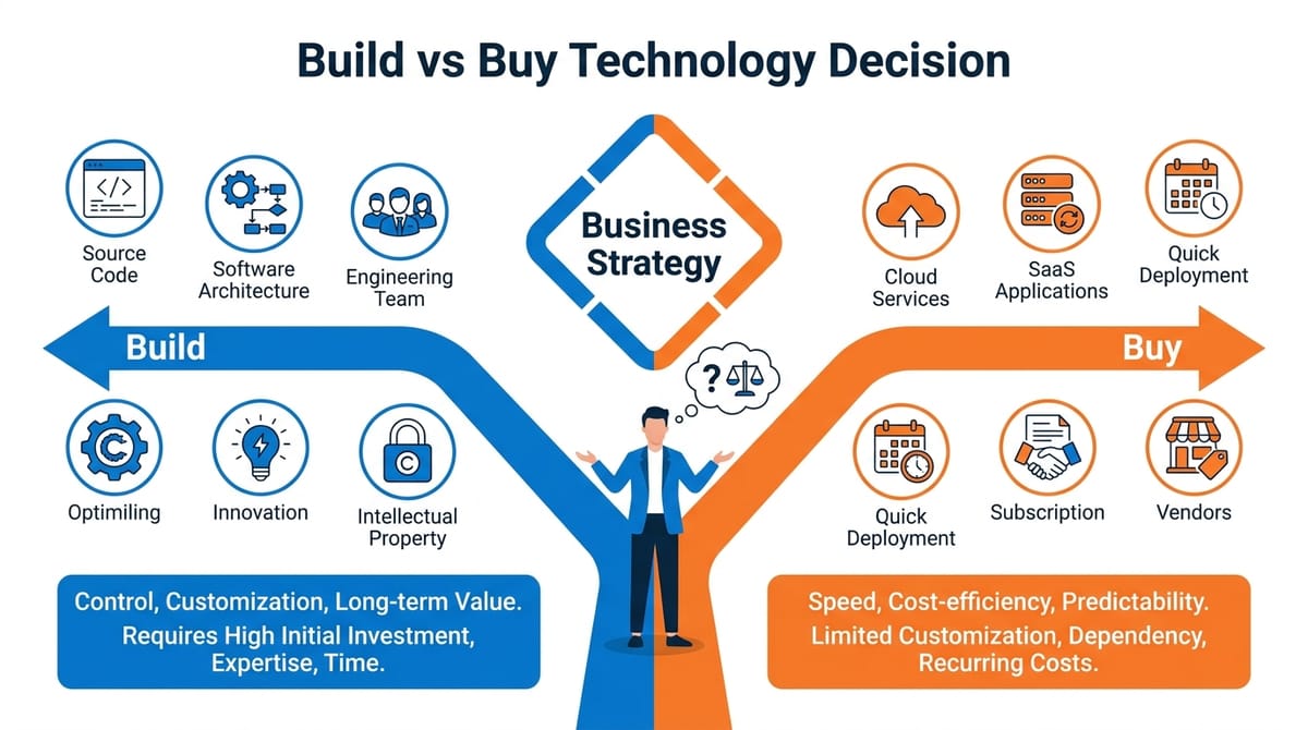 Build, Buy, or Outsource? A Domain-Driven Design (DDD) Approach to Strategic Technology Decisions