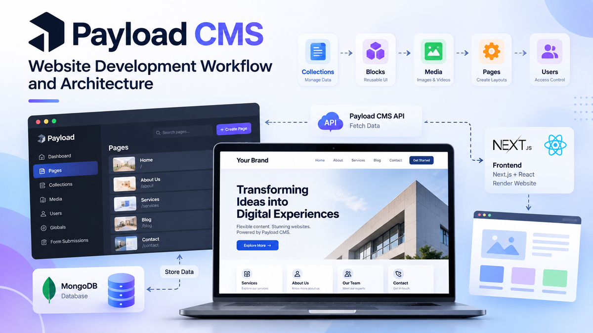Payload CMS – Website Development Workflow and Architecture