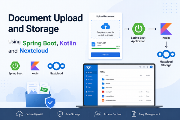 Document Upload and Storage Using Spring Boot, Kotlin, and Nextcloud